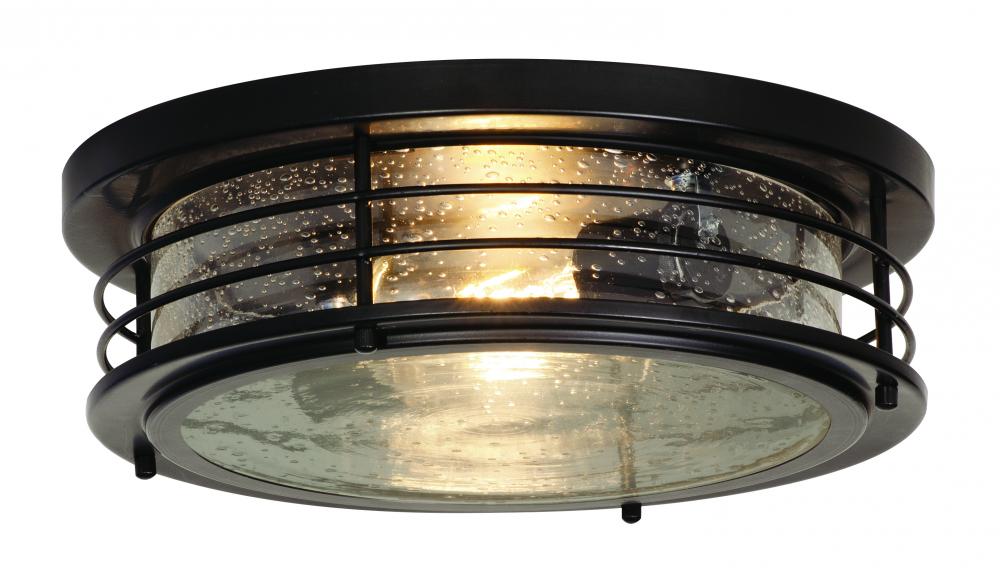 Archer 13" 2 Light Flush Mount