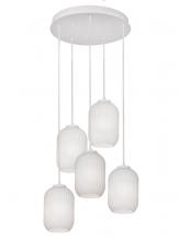  CALP05WHRND5 - Callie 5 Light Round Pendant