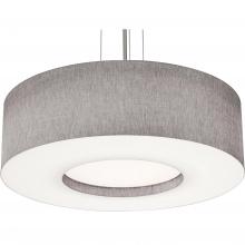  MCP3044MBBK-GY - Montclair 30'' Med Base Pendant,BK w/ GY