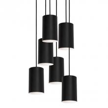  TYKP04MBBKRND6 - Tyke 6 Light Round Pendant