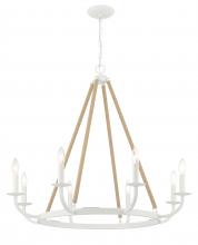  2128-655 - 8 LIGHT CHANDELIER