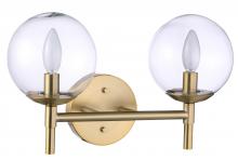  2792-695 - 2 LIGHT BATH FIXTURE IN METAL