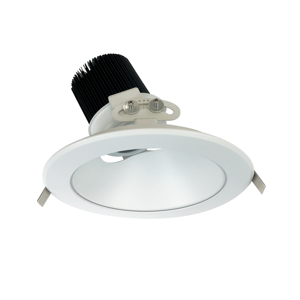 8" Sapphire II High Lumen Adjustable Downlight, Round 70-Degree Flood Reflector, 2500lm, 3000K,