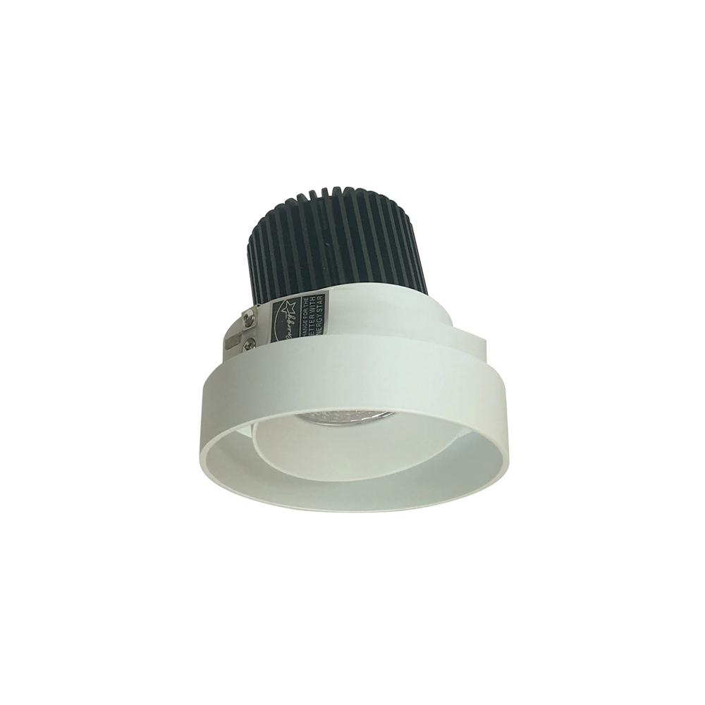 4" Iolite LED Round Trimless Adjustable, 1000lm / 14W, 3000K, White Adjustable / White Reflector