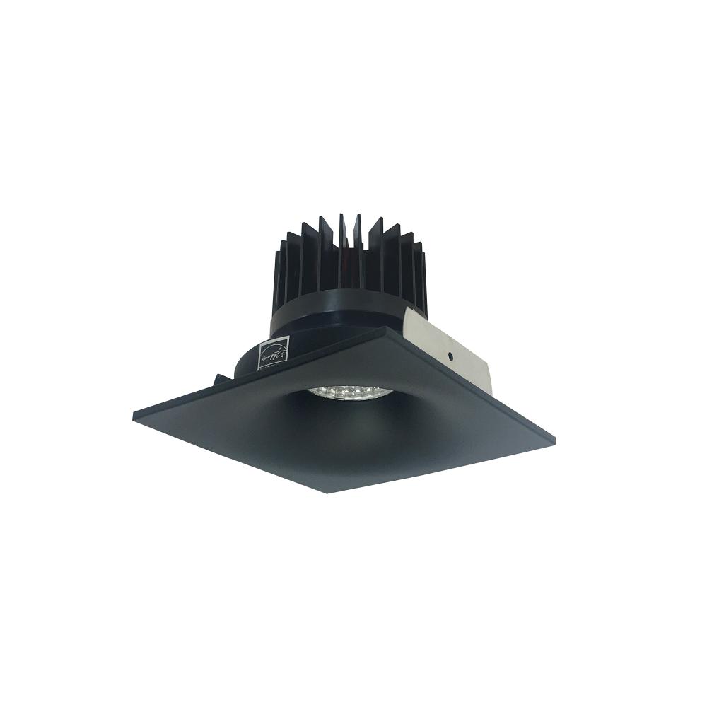 4" Iolite LED Square Bullnose, 1500lm/2000lm/2500lm (varies by housing), 2700K, Black Finish