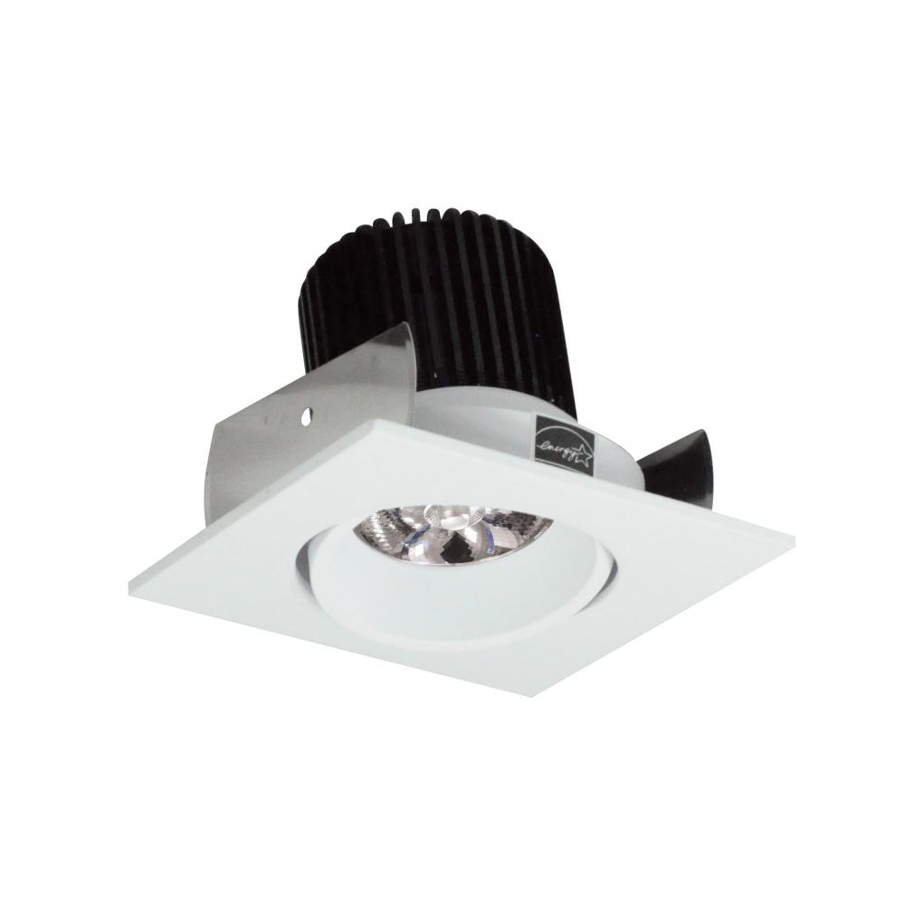 2" Iolite LED Square Adjustable Cone Reflector, 10-Degree Optic, 800lm / 12W, 4000K, White
