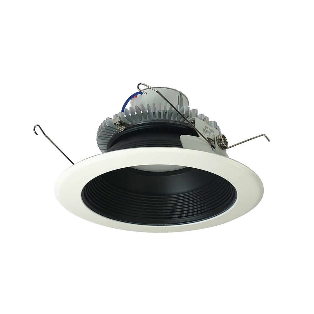 6" Cobalt Click LED Retrofit, Baffle, 1000lm / 12W, 4000K, Black Baffle / White Flange,