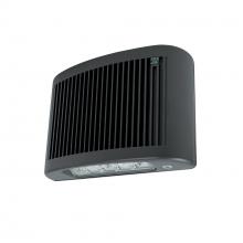 NE-902LEDB - Outdoor Slim Die-Cast LED Emergency Light w/ Photosensor, 18W/5W, 1600lm/600lm, 120/277V, Black