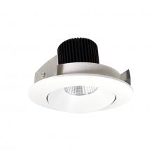  NIO-4RC50XMPW - 4" Iolite LED Round Adjustable Cone Reflector, 800lm / 14W, 5000K, Matte Powder White Reflector