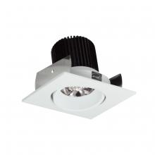  NIOB-2SC27QWW - 2" Iolite LED Square Adjustable Cone Reflector, 10-Degree Optic, 800lm / 12W, 2700K, White