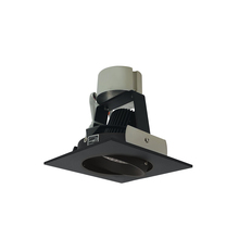  NIR-4SC30XBB/10 - 4" Iolite LED Square Adjustable Cone Retrofit, 1000lm / 12W, 3000K, Black Reflector / Black