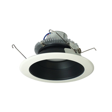  NLCBC2-65240BW/10LE4EM - 6" Cobalt Click LED Retrofit, Baffle, 1000lm / 12W, 4000K, Black Baffle / White Flange,