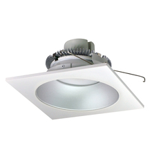  NLCBC2-65330HZW/10 - 6" Cobalt Click LED Retrofit, Square Reflector with Round Aperture, 1000lm / 12W, 3000K, Haze