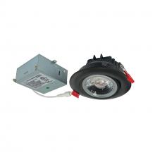  NM4-RG27BB - 4" M4 Round LED Adjustable Gimbal, 950lm / 12W, 2700K, 120V, Matte Black