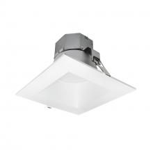  NQZ2-86TWTW-MPW - 8" Quartz Square Tunable White / Tunable Wattage Recessed LED Downlight, Matte Powder White