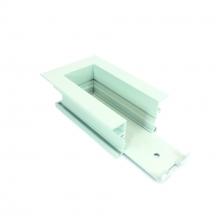 NTRT-16W - End Feed for Recessed Track, 1 or 2 Circuit Track, White