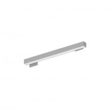  NWLIN-21040A/L4-R2P - 2' L-Line LED Wall Mount Linear, 2100lm / 4000K, 4"x4" Left Plate & 2"x4" Right