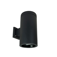 Nora NYLD2-6W075240BBB4 - 6" Cobalt Wall Mount Cylinder, Black, 750lm, 4000K, Black Baffle, 120V Triac/ELV/0-10V & 277V