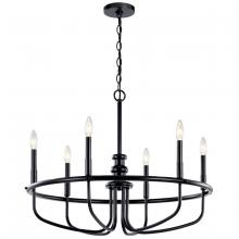 Kichler 52304BK - Chandelier 6Lt