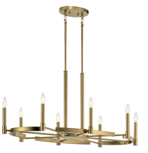  52429BNB - Oval Chandelier 8Lt