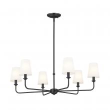  52516BK - Chandelier 6Lt