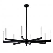  52668BK - Chandelier 8Lt