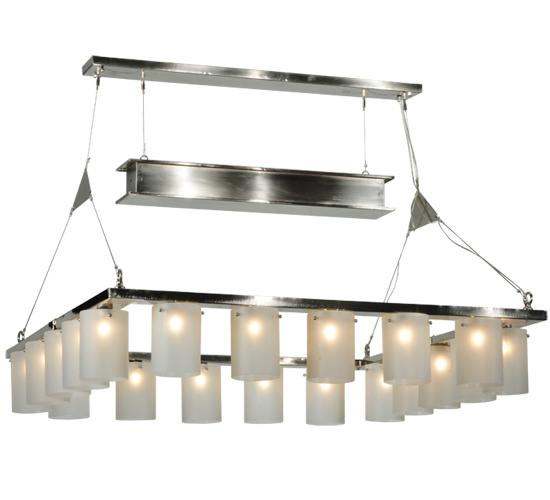 50"Sq Counter Weight 20 LT Chandelier