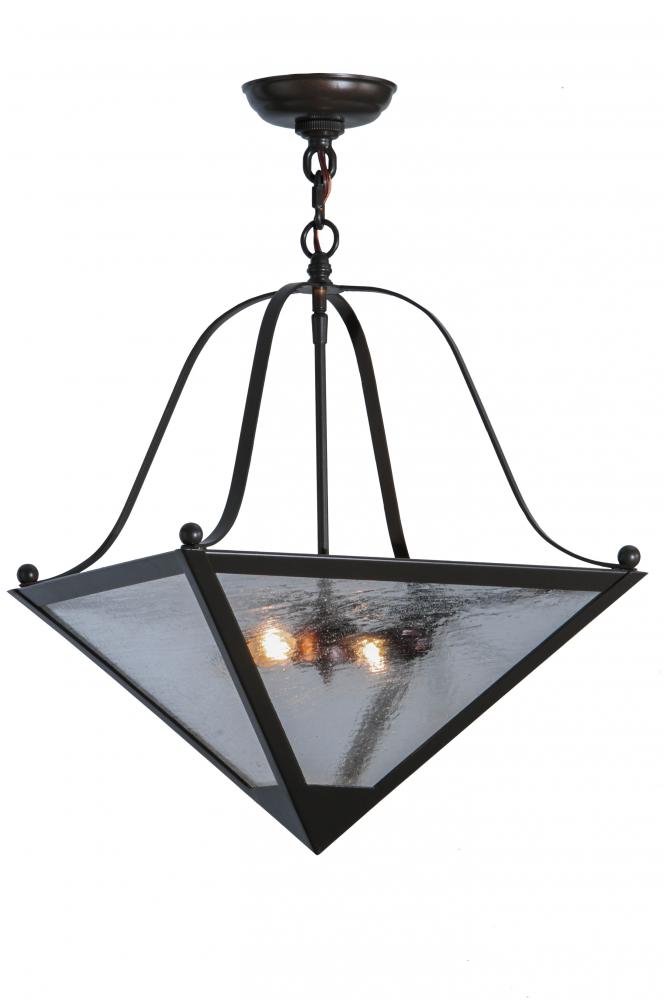 16" Square Zale Inverted Pendant