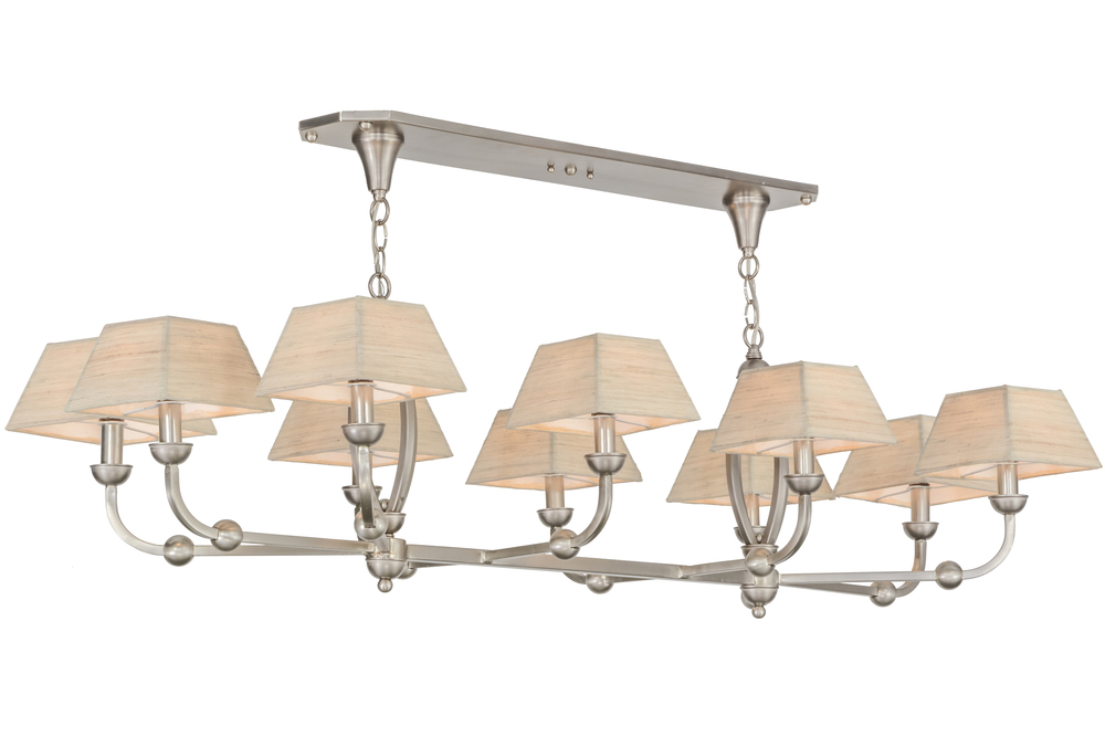 58"L Cesta 10 LT Oblong Chandelier