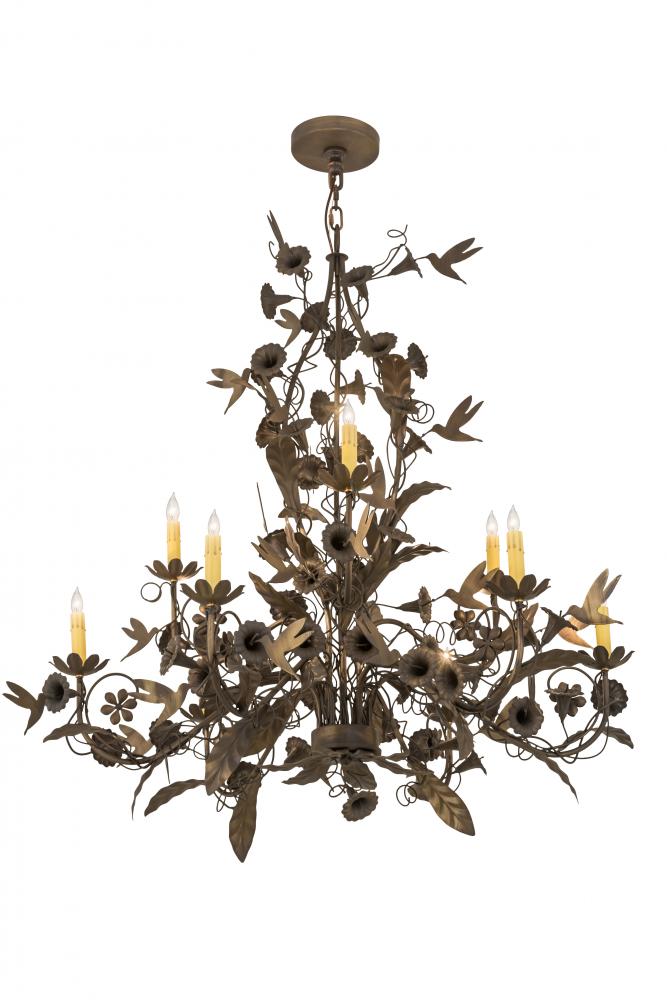 36" Wide Le Printemps 9 Light Chandelier