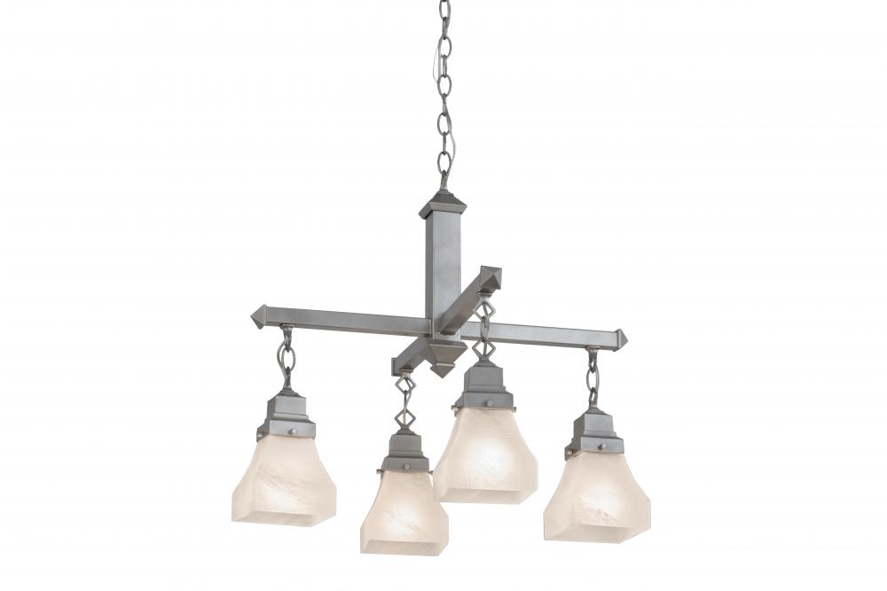 24"W Bungalow 4 LT Chandelier