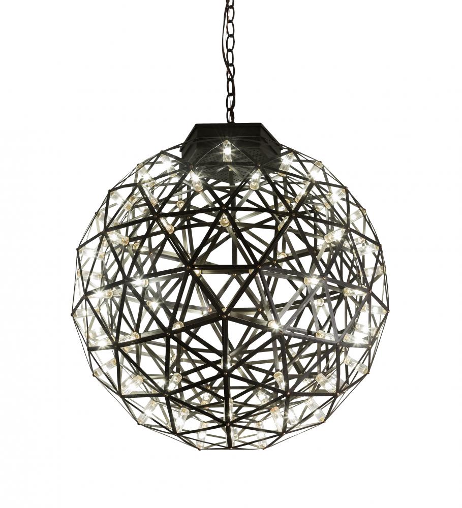 24" Wide Geosphere Pendant