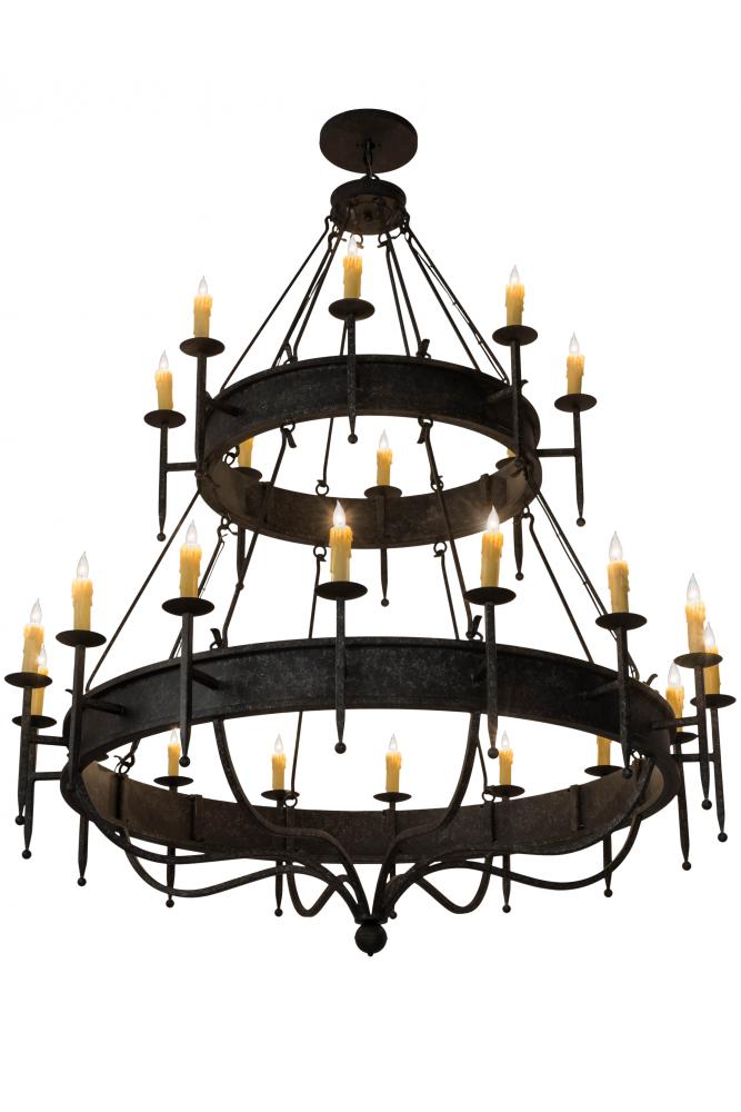 72" Wide Marta 24 Light Two Tier Chandelier