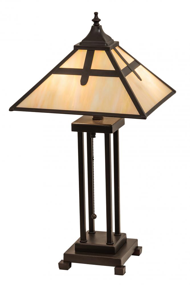 24" High Cross Mission Table Lamp