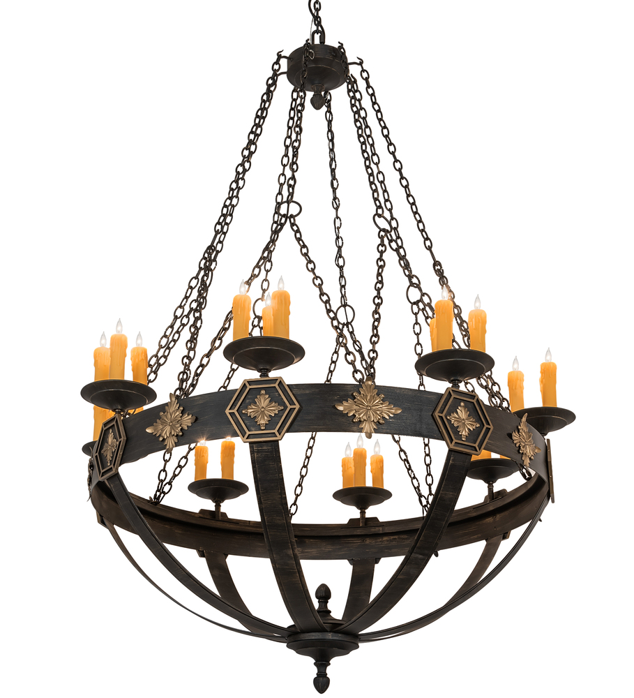 60" Wide Neapolis 24 Light Chandelier