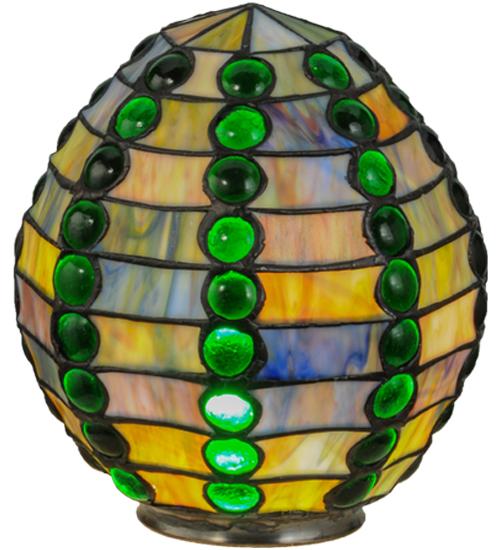 8" Wide Jeweled Beehive Shade