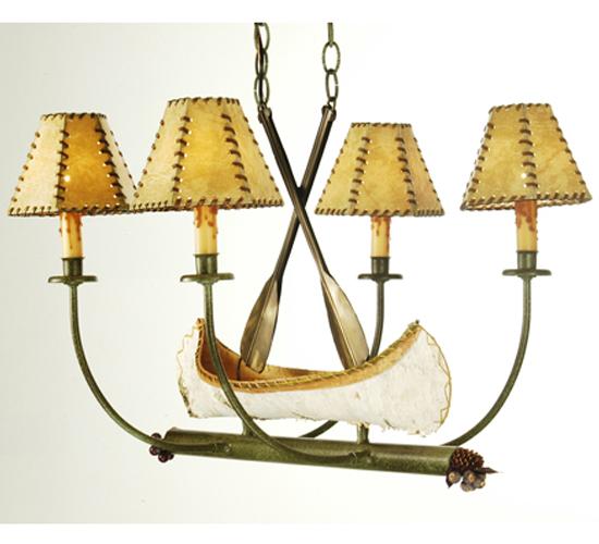 30"L Canoe 4 LT Chandelier