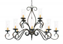 Meyda Green 116728 - 48" Wide Zola 12 Light Two Tier Chandelier