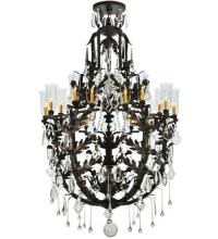 Meyda Green 117280 - 48"W French Baroque 16 LT Chandelier