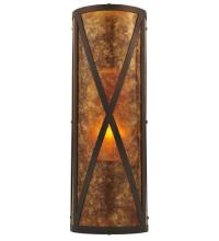  117850 - 7"W Saltire Craftsman Wall Sconce