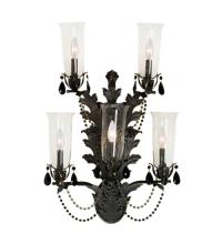 Meyda Green 120231 - 20" Wide French Baroque 5 Light Wall Sconce