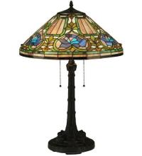  124816 - 26.5"H Tiffany Floral Table Lamp