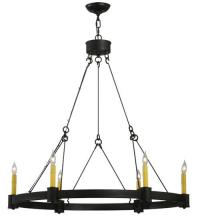 Meyda Green 131085 - 35.75"W Kenosha 6 LT Chandelier