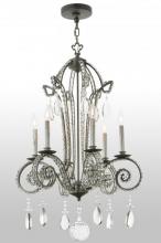 Meyda Green 137321 - 24"W Lucerne 6 LT Chandelier