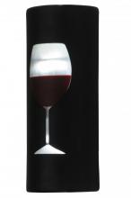  146257 - 5"W Metro Fusion Vino Frosted Shade