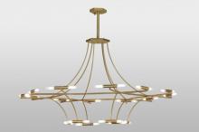 Meyda Green 147882 - 87"W ISON 36 LT Chandelier