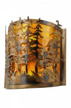  149252 - 12" Wide Tall Pines Wall Sconce