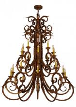 Meyda Green 150518 - 48" Wide Serratina Chandelier