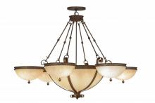 Meyda Green 151156 - 72"W Alonzo 6 Arm Chandelier