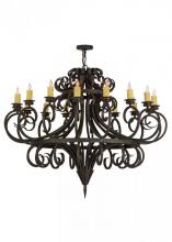 Meyda Green 151204 - 60"W Symen 16 LT Chandelier